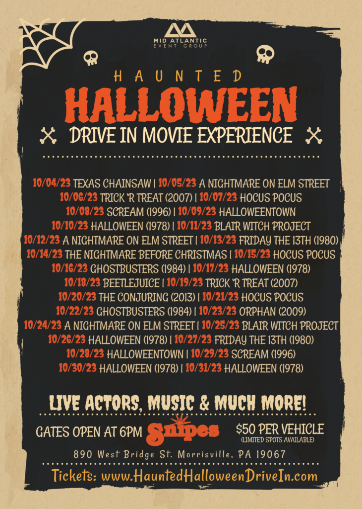 Buy Tickets Haunted Halloween Drive In Movie